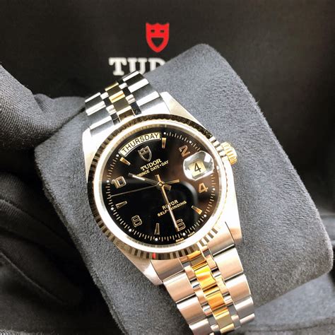 tudor prince day date 36mm|tudor day date gold.